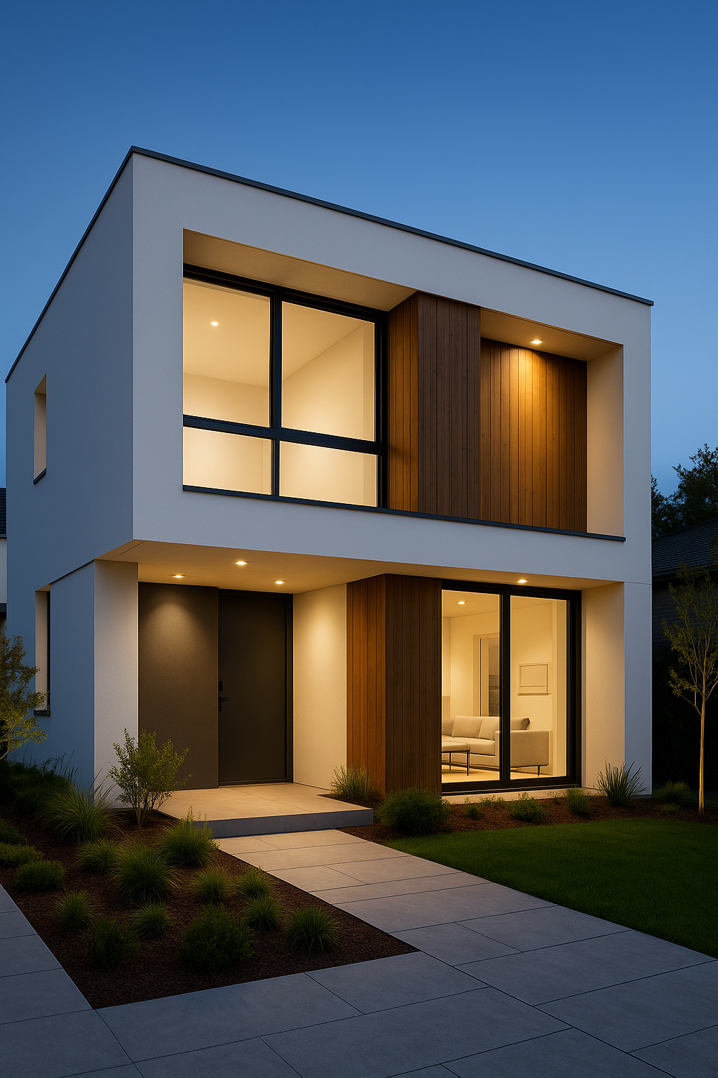 Desain rumah minimalis modern dengan fasad elegan dan fungsional