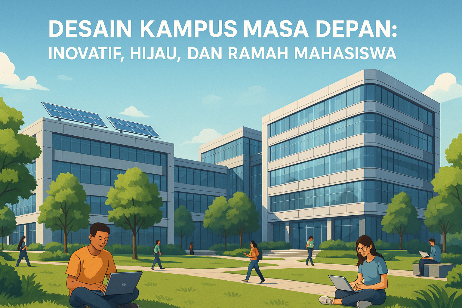 Desain Kampus Masa Depan – Inovatif, Hijau, dan Ramah Mahasiswa.